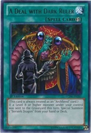 A Deal with Dark Ruler (Rare) [LCJW-EN241] 1st Edition