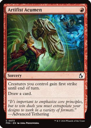 Artifist Acumen (073) [Reality Fracture] Foil