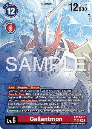 Gallantmon (SP) [EX13-015] [Chivalrous XIII] Foil