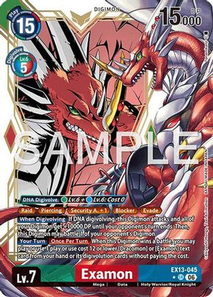 Examon (Alternate Art) [EX13-045] [Chivalrous XIII] Foil