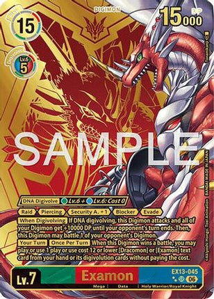 Examon (Rare Pull) [EX13-045] [Chivalrous XIII] Foil