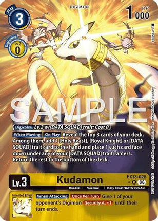 Kudamon (Extended Art) [EX13-026] [Chivalrous XIII] Foil