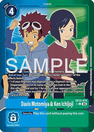 Davis Motomiya & Ken Ichijoji (Limited Foil) [EX13-070] [Chivalrous XIII] Foil