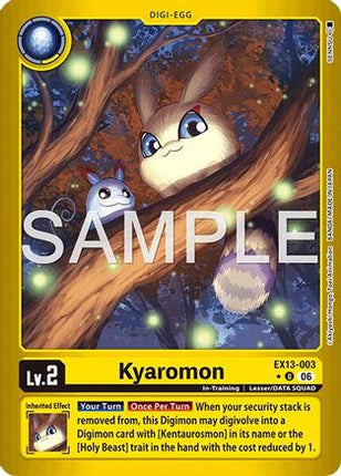 Kyaromon (Limited Foil) [EX13-003] [Chivalrous XIII] Foil