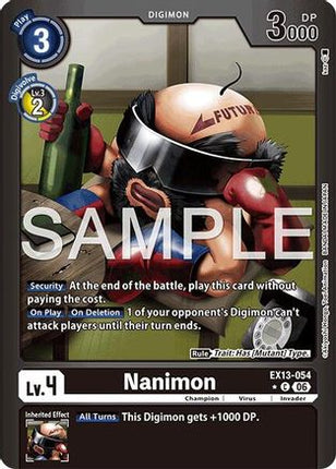 Nanimon (Limited Foil) [EX13-054] [Chivalrous XIII] Foil