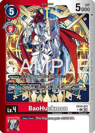 BaoHuckmon (Limited Foil) [EX13-011] [Chivalrous XIII] Foil