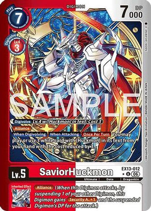 SaviorHuckmon (Limited Foil) [EX13-012] [Chivalrous XIII] Foil