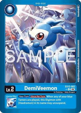 DemiVeemon (Limited Foil) [EX13-002] [Chivalrous XIII] Foil