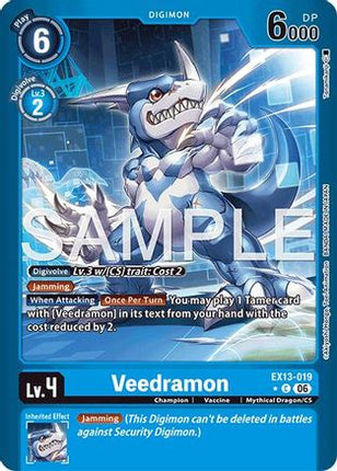 Veedramon (Limited Foil) [EX13-019] [Chivalrous XIII] Foil