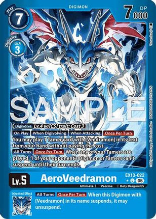 AeroVeedramon (Limited Foil) [EX13-022] [Chivalrous XIII]