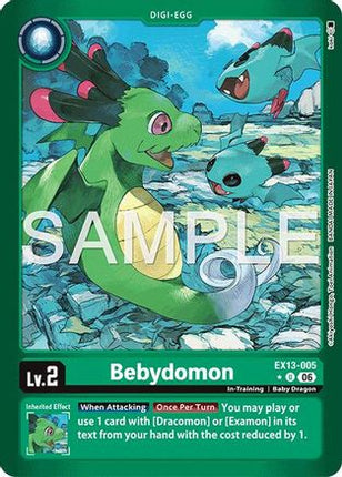 Bebydomon (Limited Foil) [EX13-005] [Chivalrous XIII] Foil