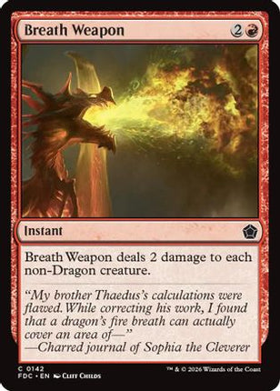 Breath Weapon (142) [Commander: Foundations]