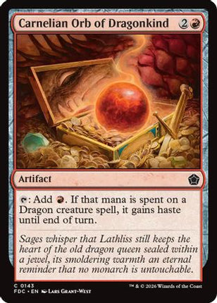 Carnelian Orb of Dragonkind (143) [Commander: Foundations]