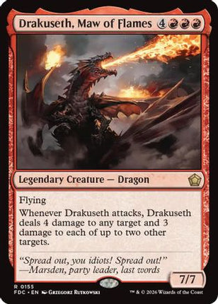 Drakuseth, Maw of Flames (155) [Commander: Foundations]