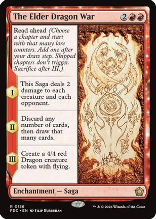 The Elder Dragon War (156) [Commander: Foundations]