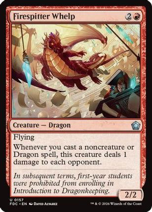 Firespitter Whelp (157) [Commander: Foundations]