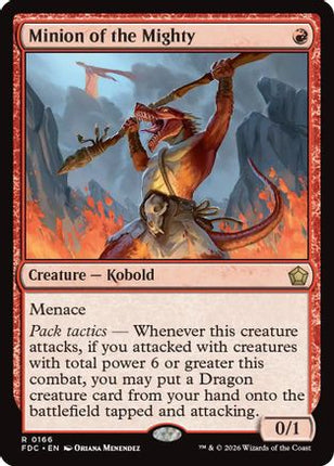 Minion of the Mighty (166) [Commander: Foundations]
