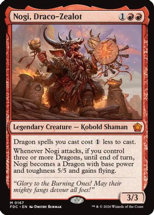 Nogi, Draco-Zealot (167) [Commander: Foundations]