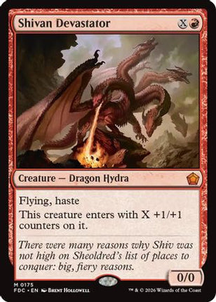 Shivan Devastator (175) [Commander: Foundations]