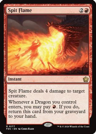Spit Flame (177) [Commander: Foundations]