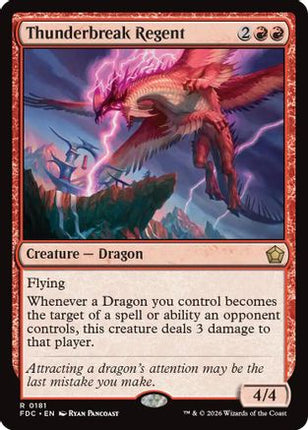 Thunderbreak Regent (181) [Commander: Foundations]