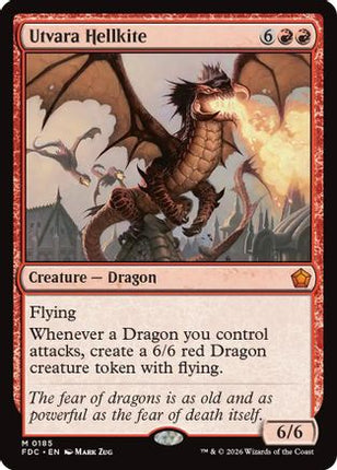 Utvara Hellkite (185) [Commander: Foundations]