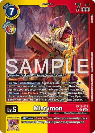 Mistymon (Limited Foil) [EX13-033] [Chivalrous XIII] Foil