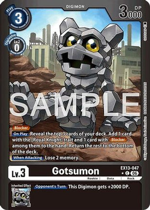 Gotsumon (Limited Foil) [EX13-047] [Chivalrous XIII] Foil