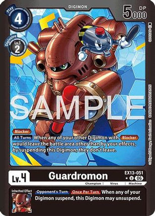 Guardromon (Limited Foil) [EX13-051] [Chivalrous XIII] Foil