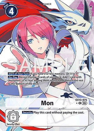 Mon (Alternate Art) [EX13-075] [Chivalrous XIII] Foil