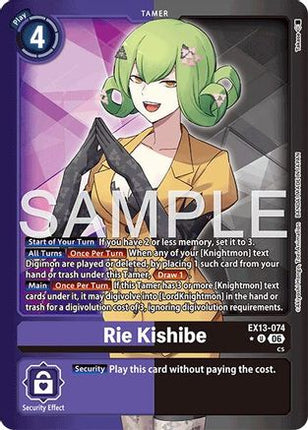 Rie Kishibe (Alternate Art) [EX13-074] [Chivalrous XIII] Foil