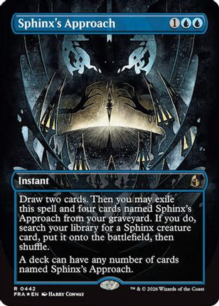 Sphinx's Approach (Borderless) (442) [Reality Fracture] Foil