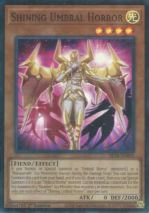 Shining Umbral Horror (Super Rare) [BETB-EN005] Beyond the Brave 1st Edition