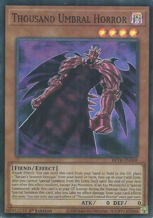 Thousand Umbral Horror (Super Rare) [BETB-EN008] Beyond the Brave 1st Edition