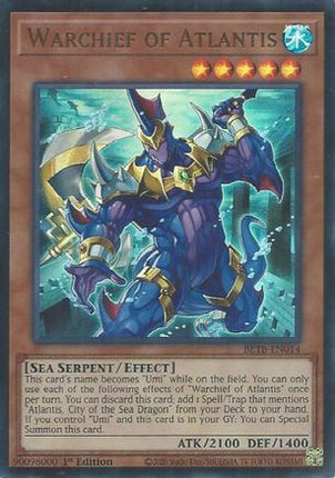 Warchief of Atlantis (Ultra Rare) [BETB-EN014] Beyond the Brave 1st Edition