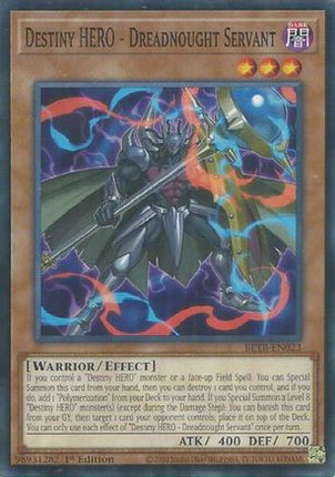 Destiny HERO - Dreadnought Servant (Common / Short Print) [BETB-EN023] Beyond the Brave 1st Edition
