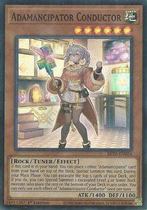 Adamancipator Conductor (Super Rare) [BETB-EN024] Beyond the Brave 1st Edition