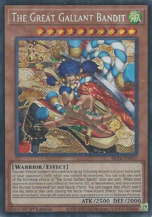 The Great Gallant Bandit (Secret Rare) [BETB-EN027] Beyond the Brave 1st Edition