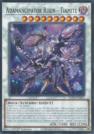 Adamancipator Risen - Tiamite (Common / Short Print) [BETB-EN041] Beyond the Brave 1st Edition