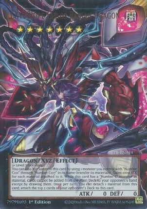 CXyz Hope Chaos Barian Dragon (Extended Art) (Ultra Rare) [BETB-EN044] Beyond the Brave 1st Edition