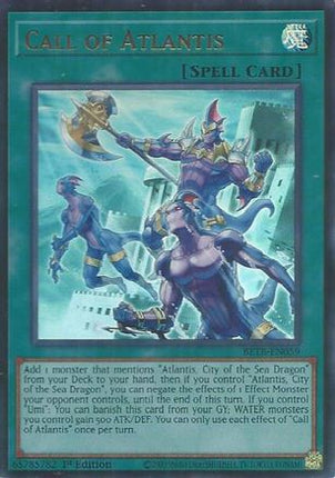 Call of Atlantis (Ultra Rare) [BETB-EN059] Beyond the Brave 1st Edition
