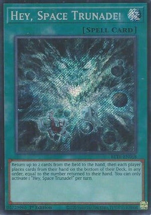 Hey, Space Trunade! (Secret Rare) [BETB-EN068] Beyond the Brave 1st Edition