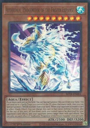 Audhumla, Progenitor of the Frozen Expanse (Ultra Rare) [BETB-EN081] Beyond the Brave 1st Edition
