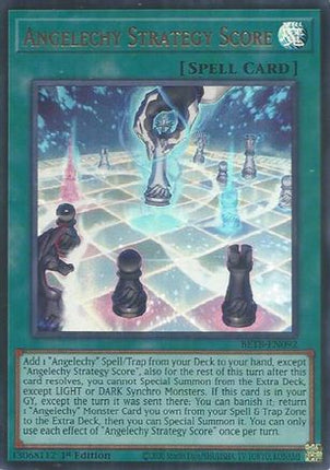 Angelechy Strategy Score (Ultra Rare) [BETB-EN092] Beyond the Brave 1st Edition
