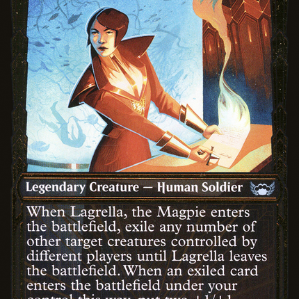 Lagrella, the Magpie (Showcase) [Streets of New Capenna] Gilded Foil