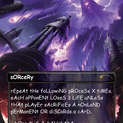 Torment of Hailfire (Borderless) [Secret Lair Drop]