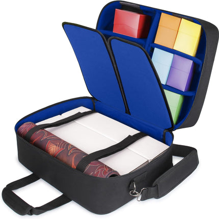 USA GEAR - Trading Card Game Deck Box Travel Bag - Blue