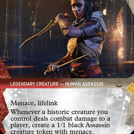 Aya of Alexandria (Showcase) (Borderless) [Assassin's Creed] Foil