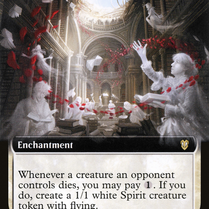 Haunted Library (Extended Art) [Crimson Vow Commander]
