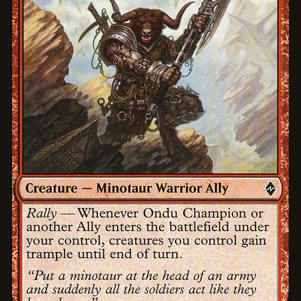 Ondu Champion [The List]
